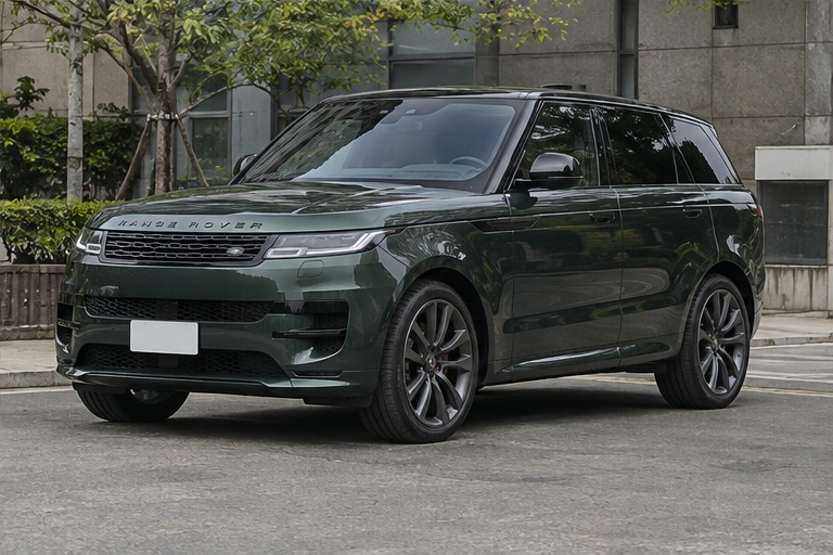 深綠色 Range Rover Sport 休旅車